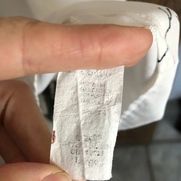 White Floral Dress L - Picture 4 of 4